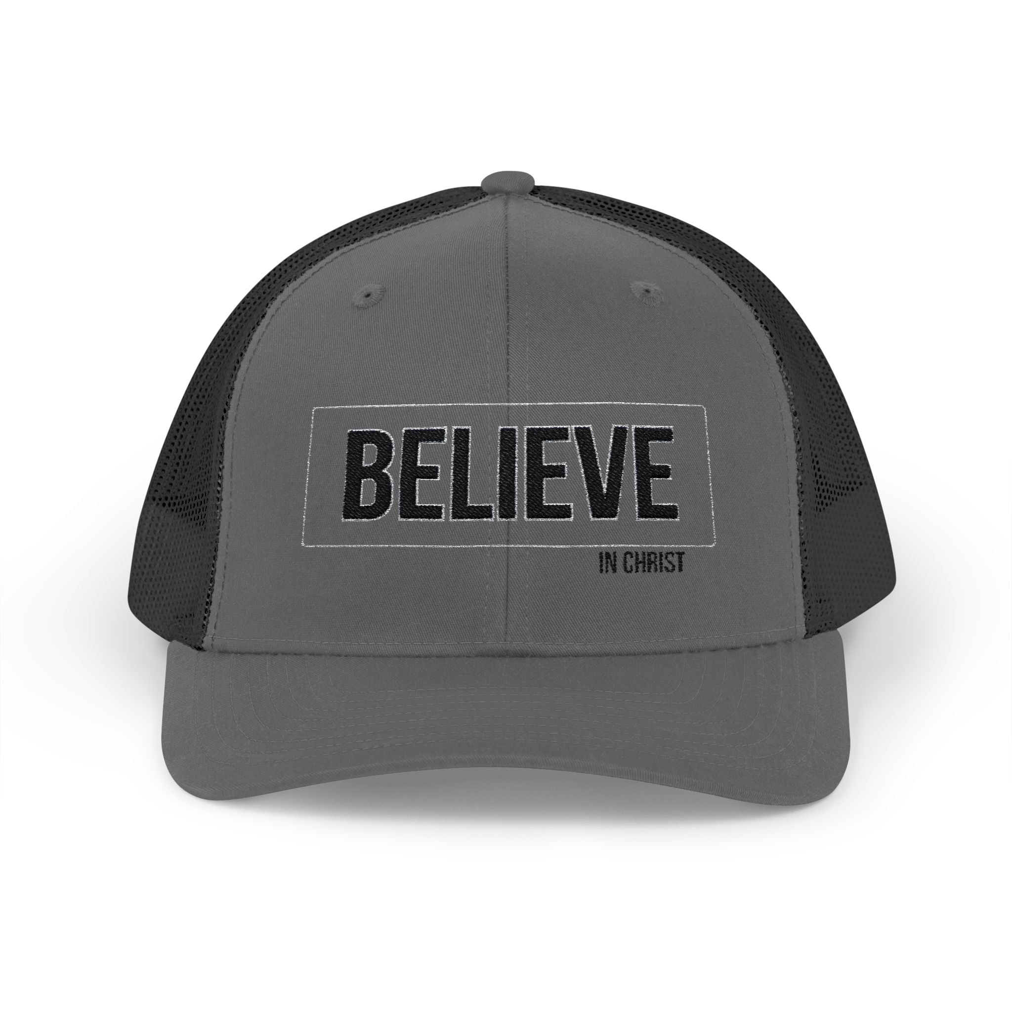 Believe In Christ Snapback Trucker Hat
