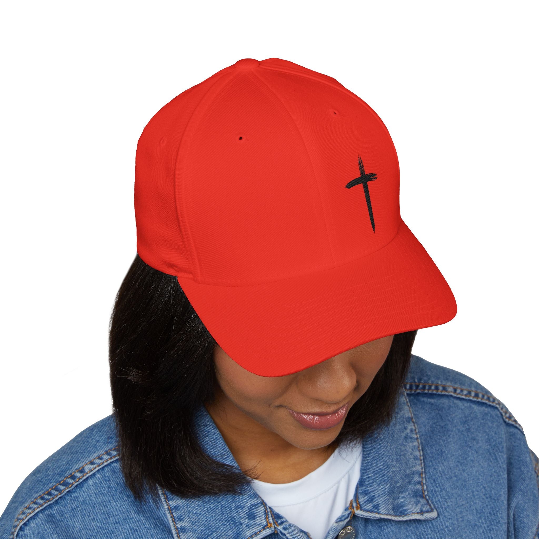 Black Cross Flexfit Hat