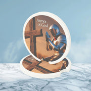 Armor of God Soapstone Car Coaster - My Faith My Father