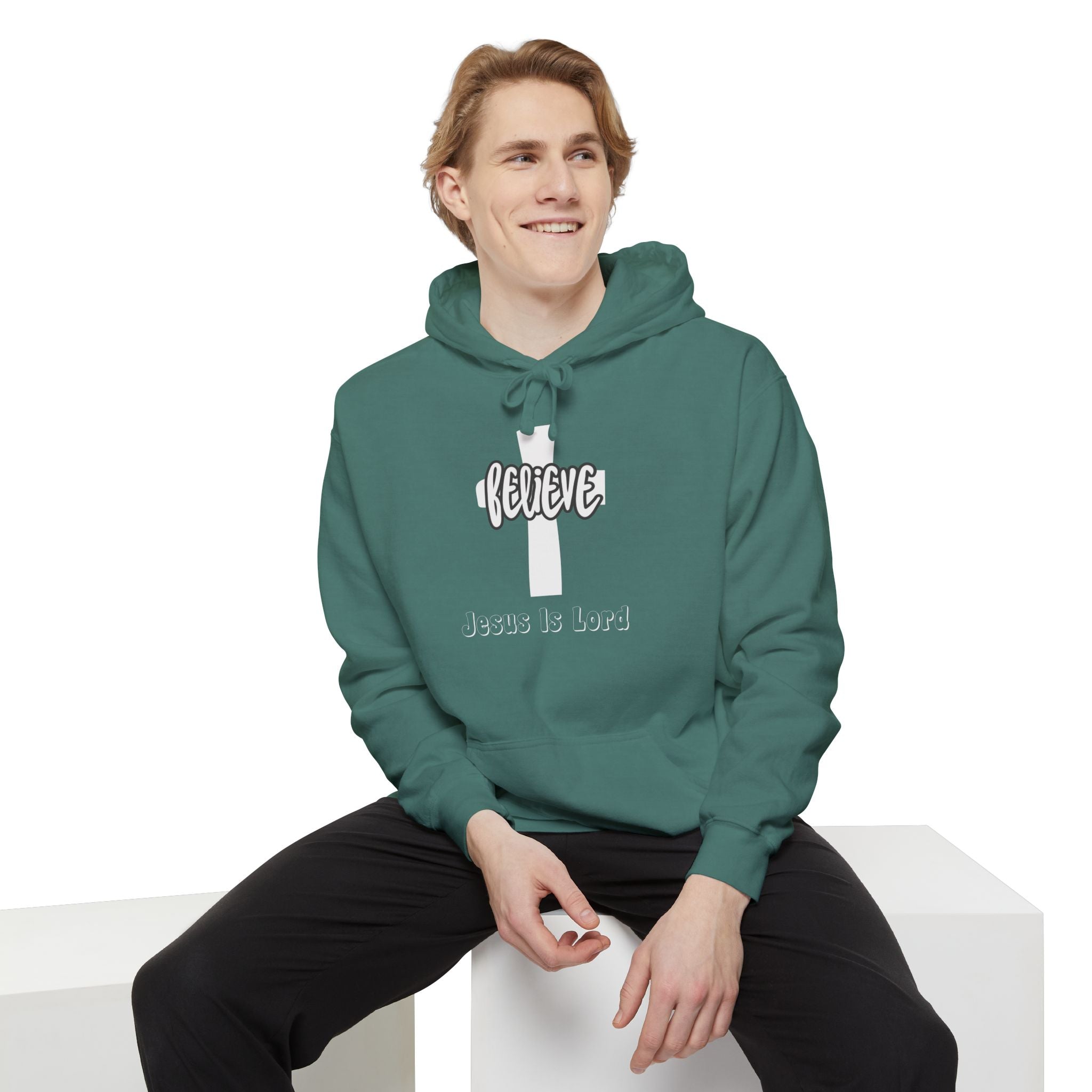Believe Jesus Is Lord Unisex Relaxed Fit Long Sleeve T-Shirt