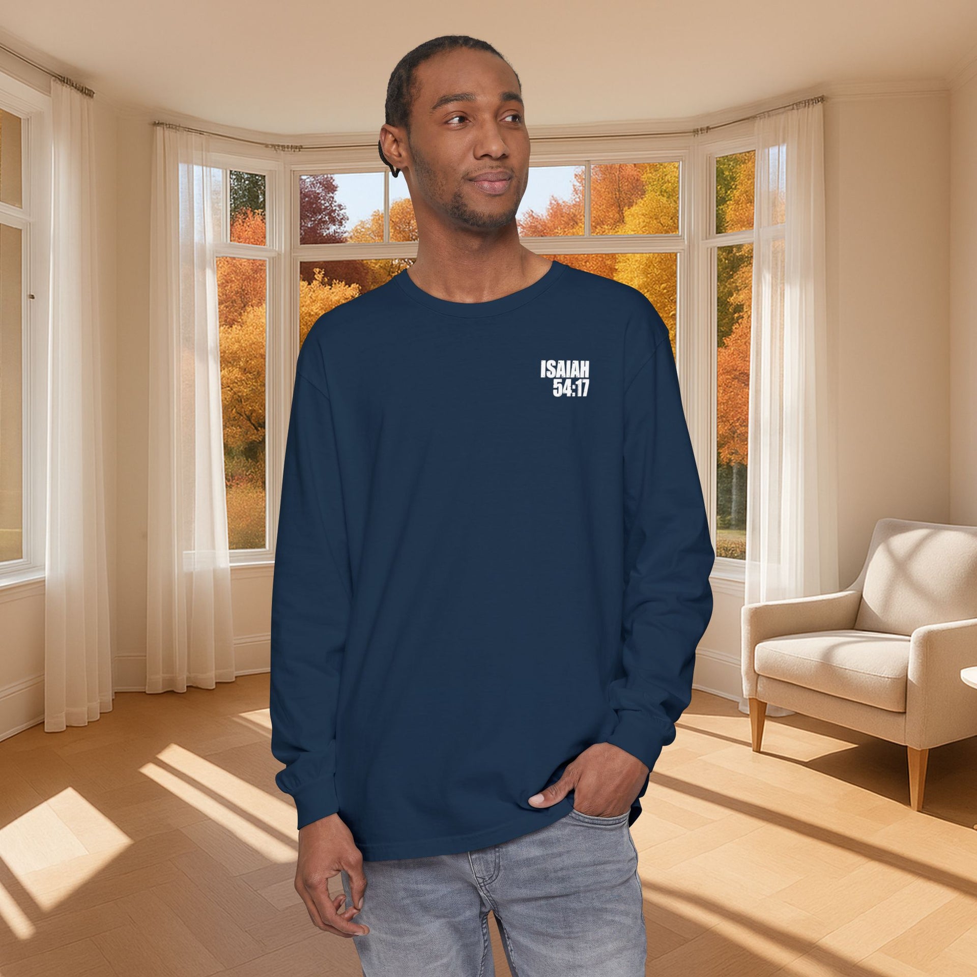 Isaiah 54:17 Unisex Long Sleeve T-Shirt - My Faith My Father