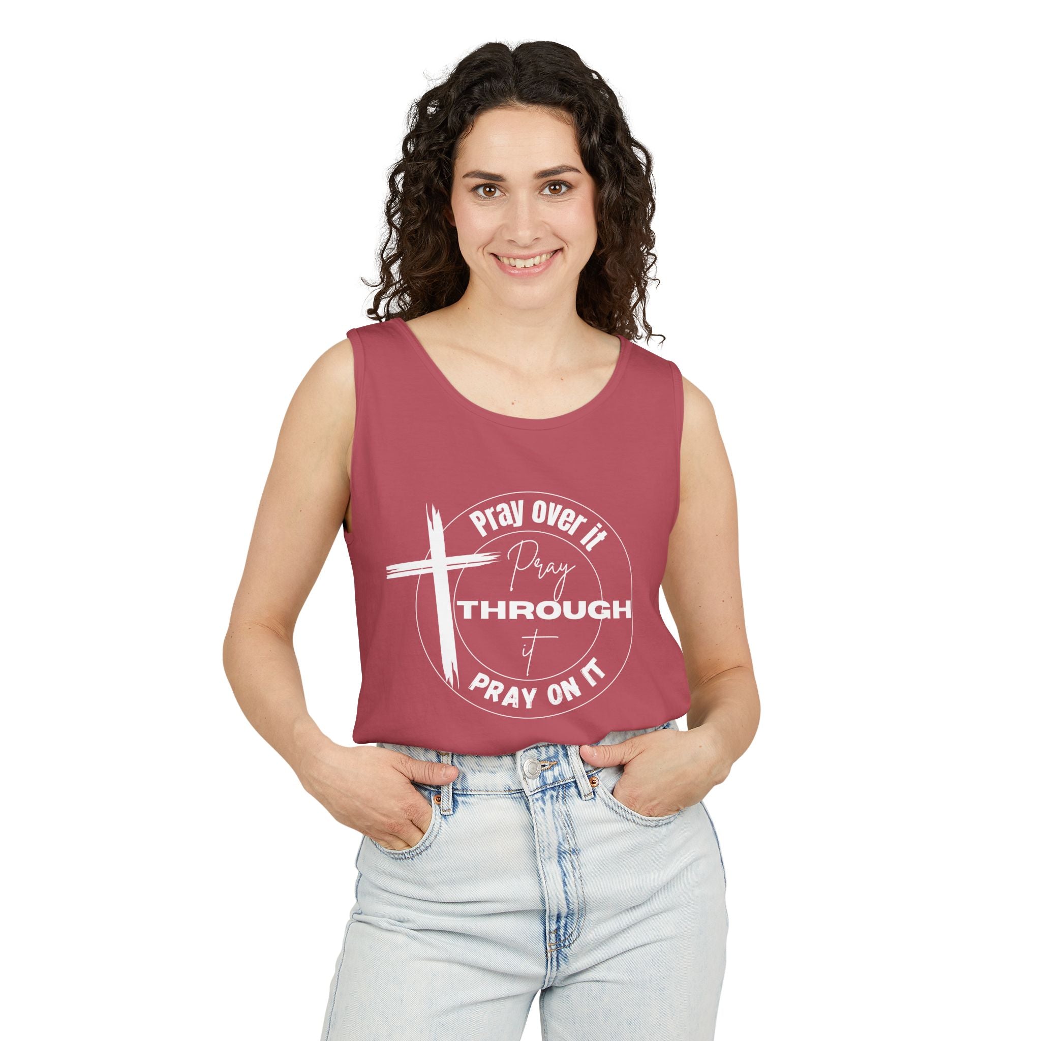 Pray Over It Unisex Relaxed Fit Tank Top
