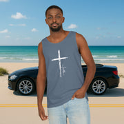 Cross With Faith Unisex Relaxed Fit Tank Top - My Faith My Father