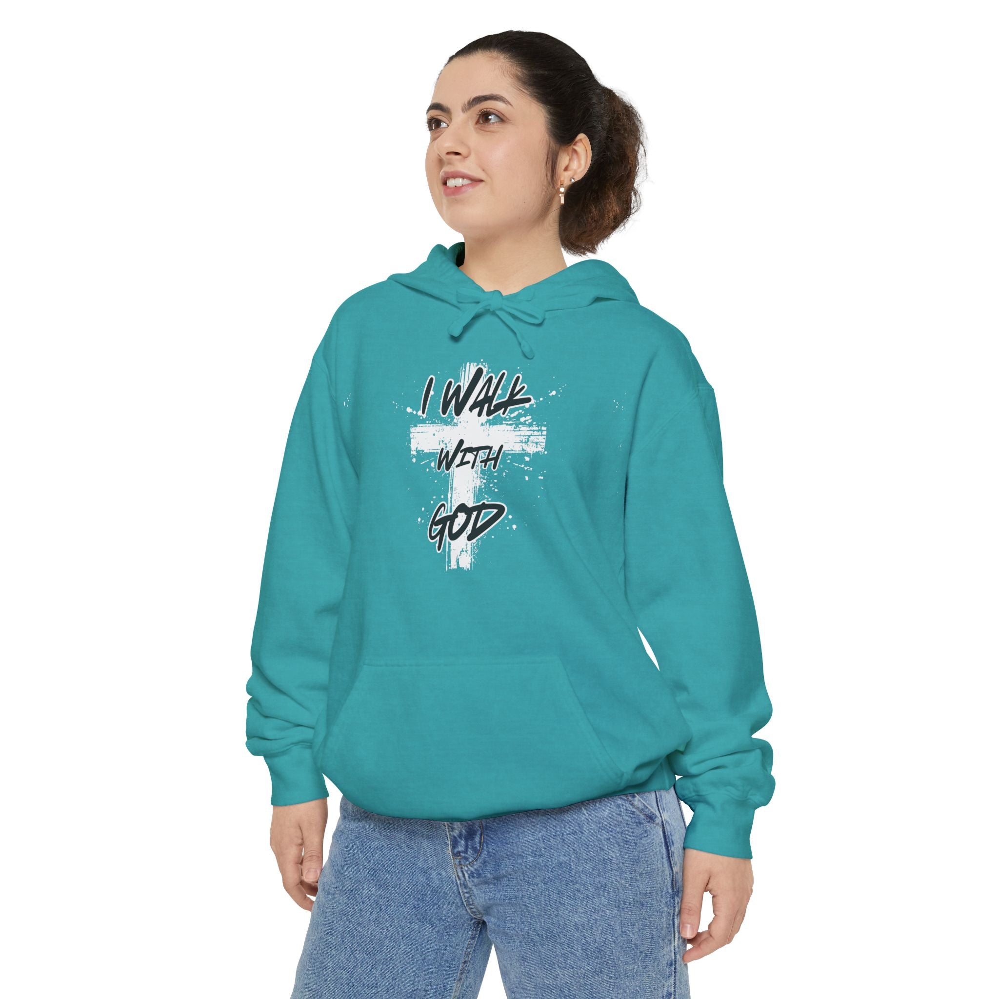I Walk With God Unisex Relaxed Fit Hoodie