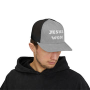 Jesus Won Snapback Trucker Hat - My Faith My Father