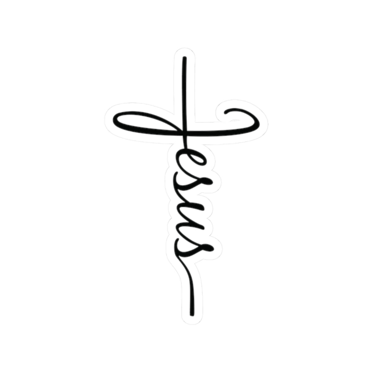 Jesus Kiss-Cut Stickers - My Faith My Father