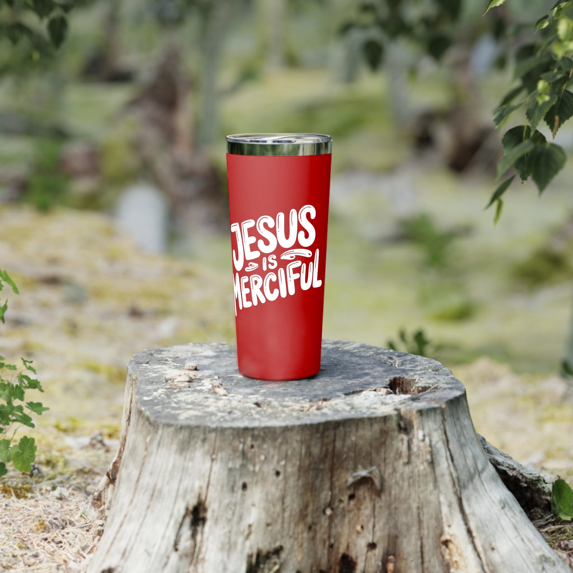 Jesus is Merciful Vacuum Insulated 22oz Tumbler - My Faith My Father