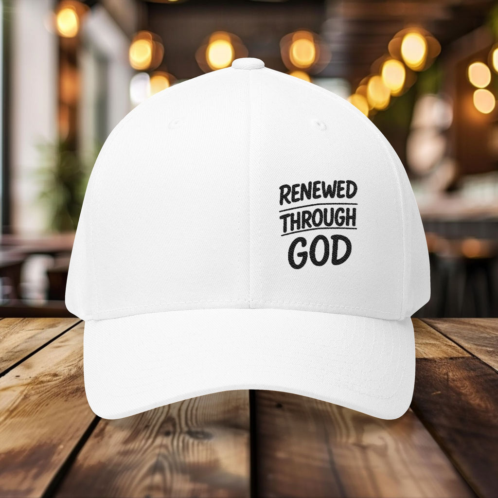 Renewed Through God Flexfit Hat - My Faith My Father