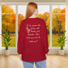 Lilies Unisex Relaxed Fit Long Sleeve T-Shirt - My Faith My Father