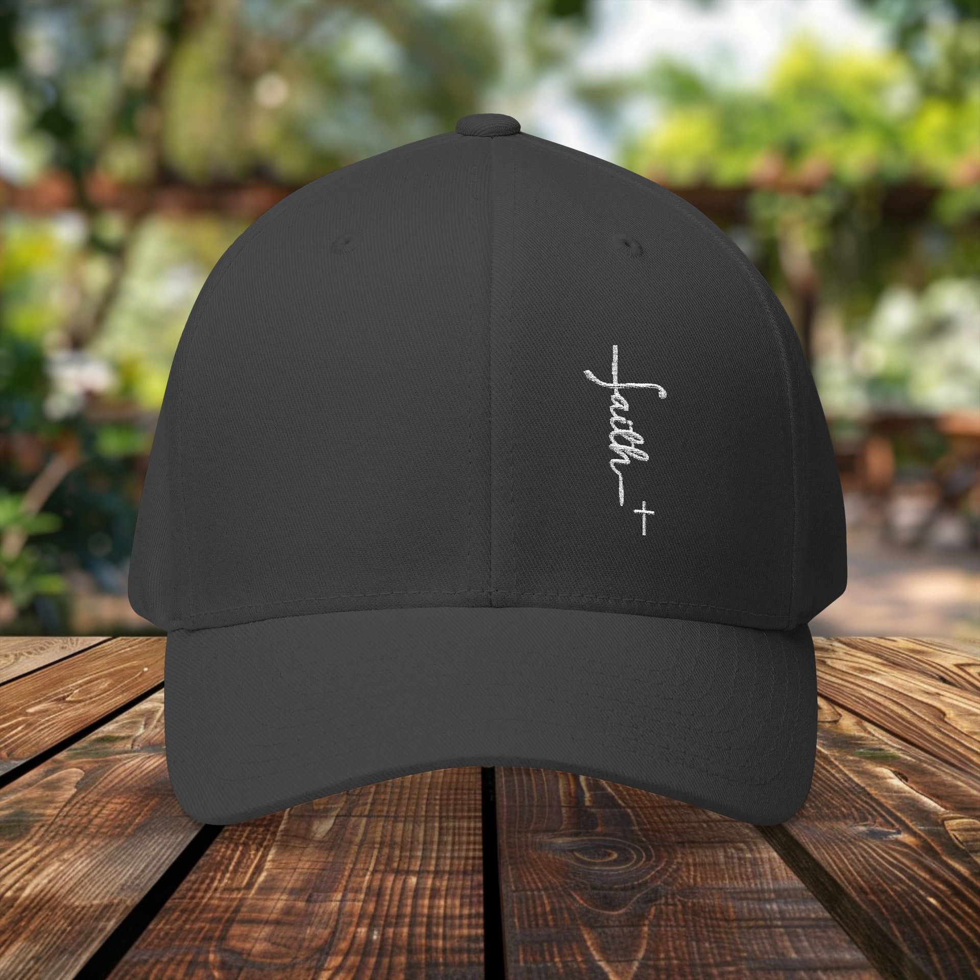 Faith + Cross Flexfit Hat - My Faith My Father