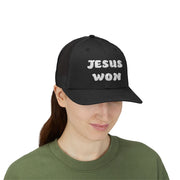 Jesus Won Snapback Trucker Hat - My Faith My Father