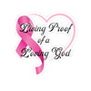 Living Proof of a Loving God Kiss-Cut Stickers - My Faith My Father