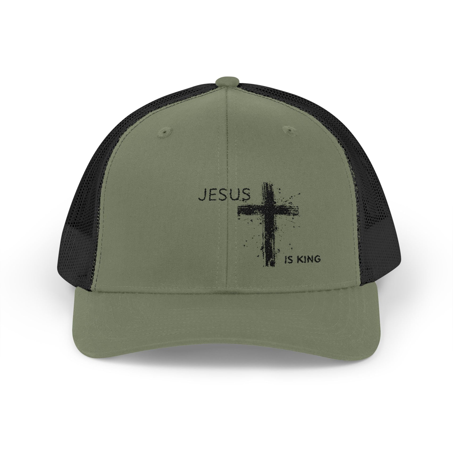 Jesus is King Snapback Trucker Hat - My Faith My Father