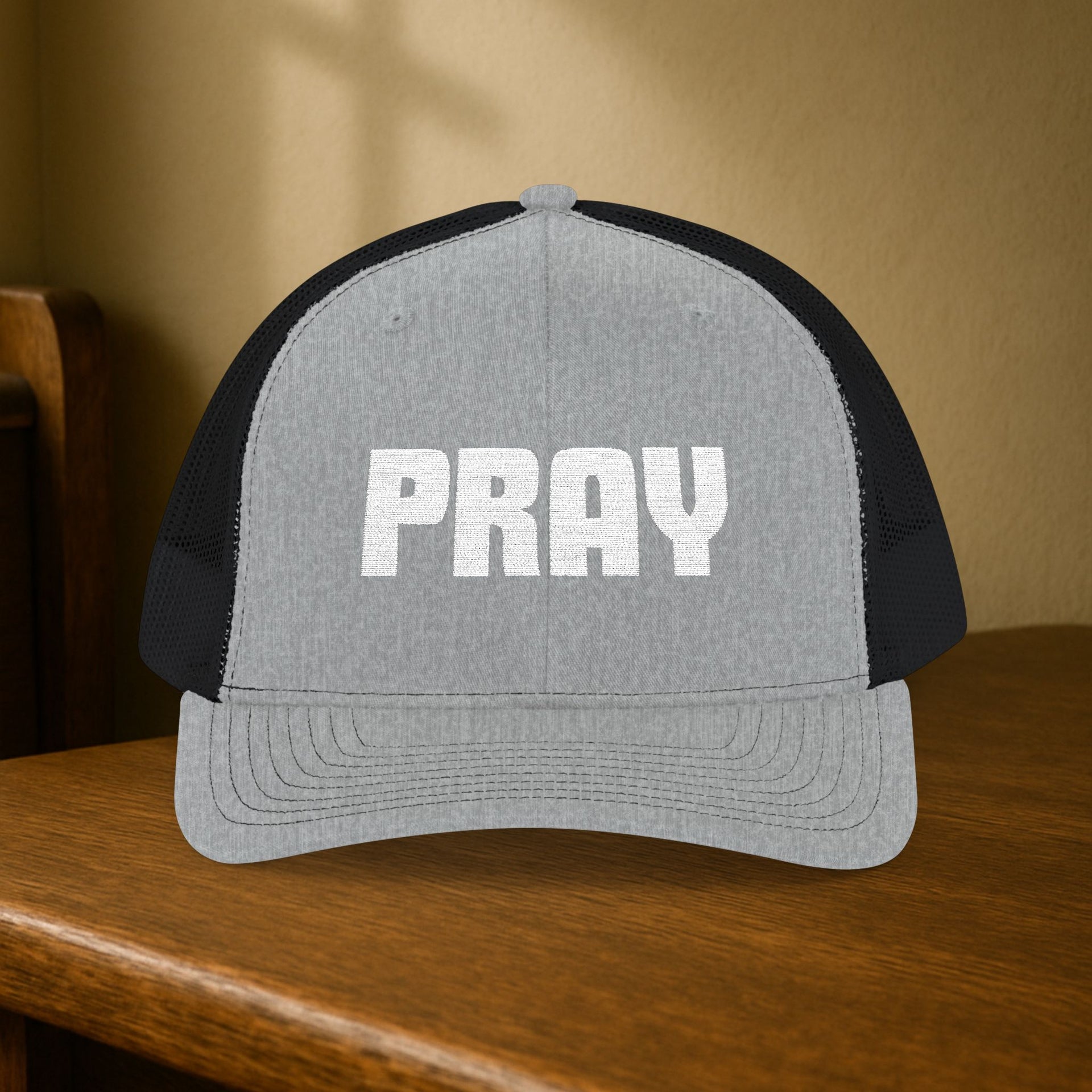 Pray Snapback Trucker Hat - My Faith My Father