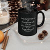 Every Day God Thinks Of You Black Ceramic Mug - My Faith My Father