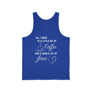 All I Need Unisex Jersey Tank Top - My Faith My Father