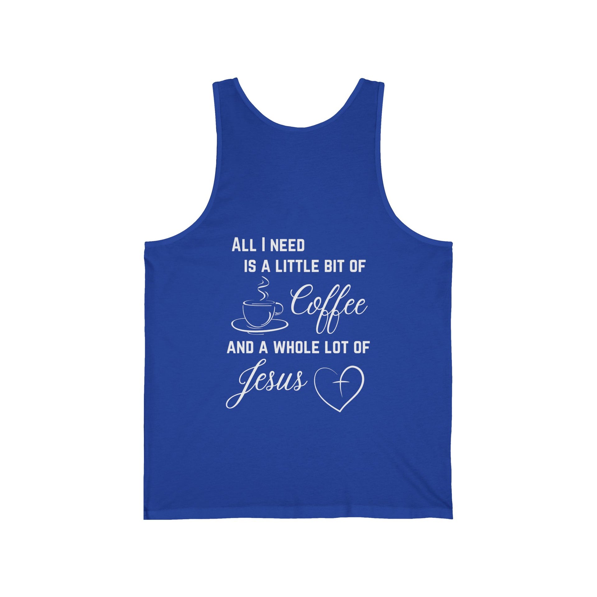 All I Need Unisex Jersey Tank Top - My Faith My Father