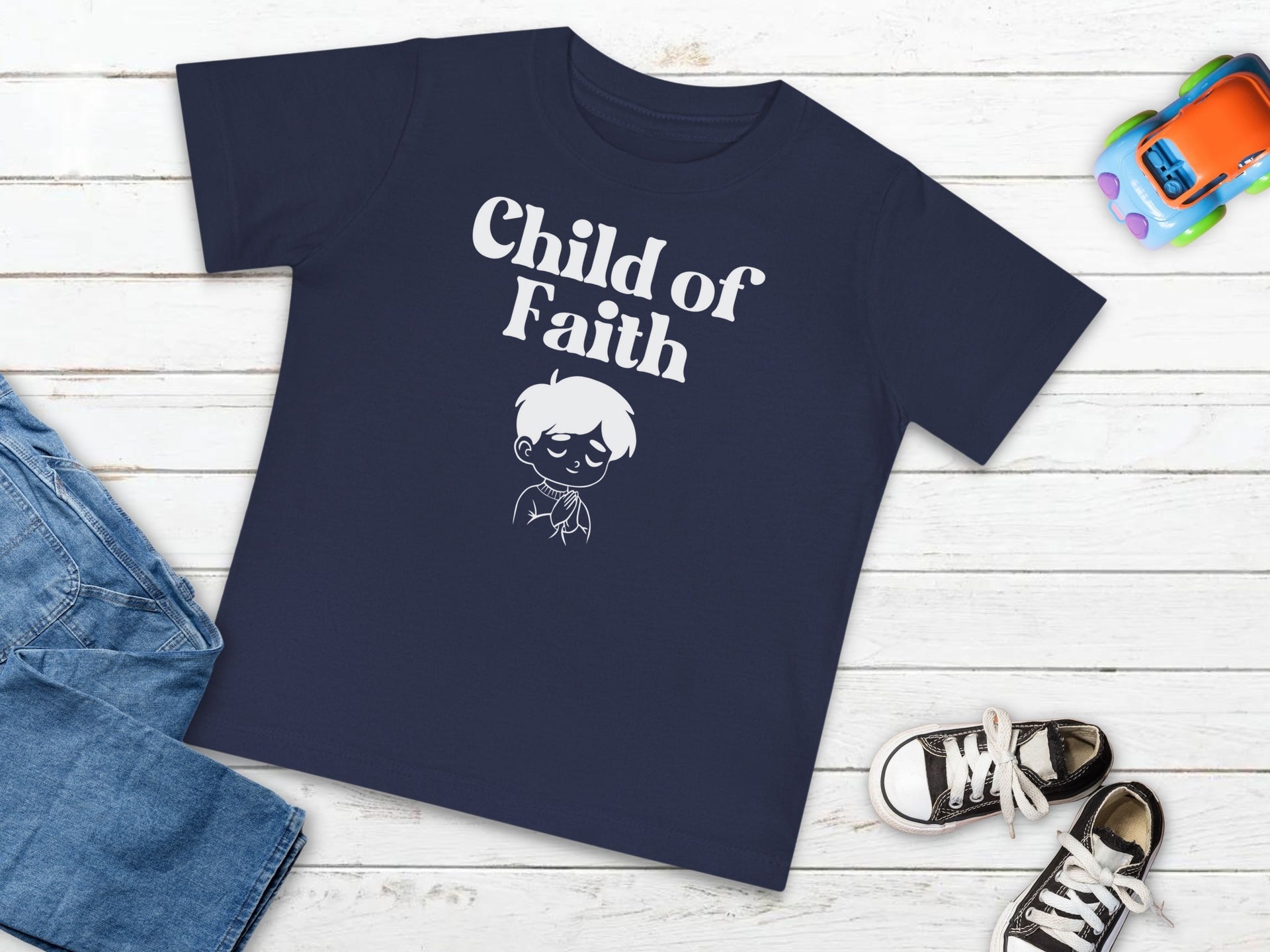 Child of Faith (Boy) Baby T-Shirt - My Faith My Father