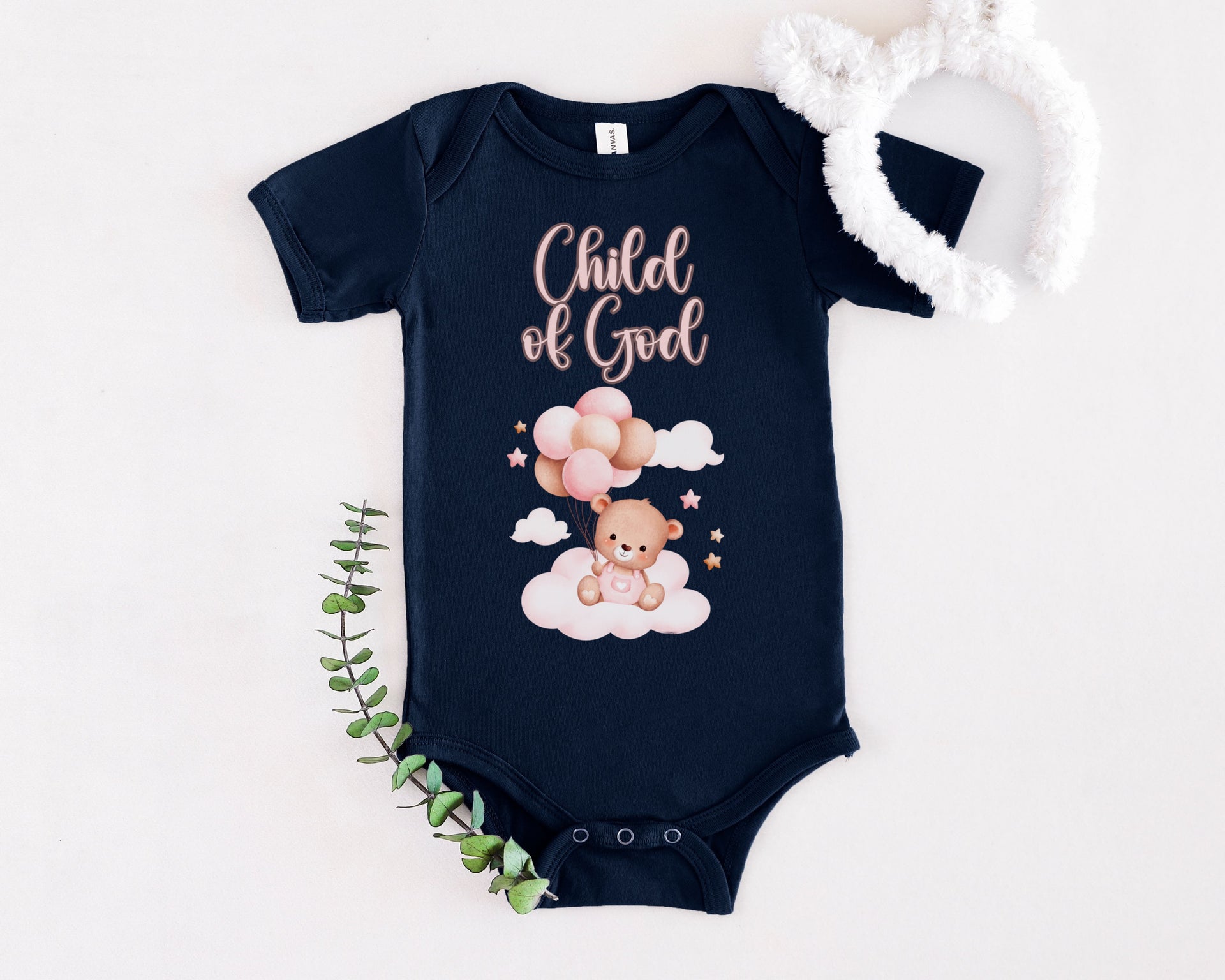 Child of God Infant Onesie, Baby Bodysuit, Newborn Outfit, Christening Gift, Cute Baby Clothes - My Faith My Father