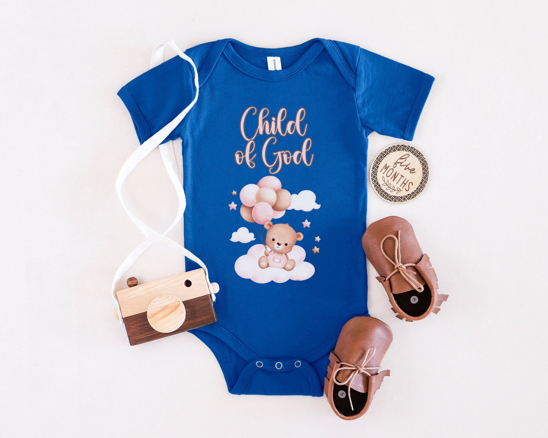 Child of God Infant Onesie, Baby Bodysuit, Newborn Outfit, Christening Gift, Cute Baby Clothes - My Faith My Father