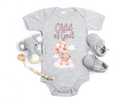 Child of God Infant Onesie, Baby Bodysuit, Newborn Outfit, Christening Gift, Cute Baby Clothes - My Faith My Father