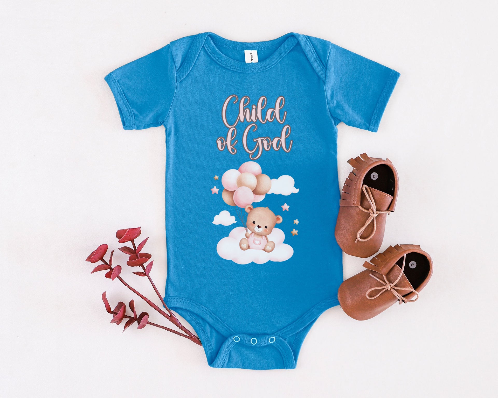 Child of God Infant Onesie, Baby Bodysuit, Newborn Outfit, Christening Gift, Cute Baby Clothes - My Faith My Father