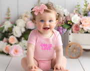 God is Love Onesie, Faith Based Infant Jersey - My Faith My Father