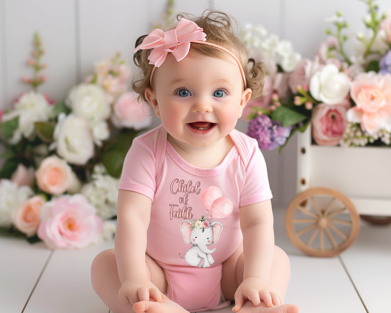 Child of Faith Infant Onesie, Cute Infant Onesie, Newborn Gift, Baby Shower Outfit, - My Faith My Father