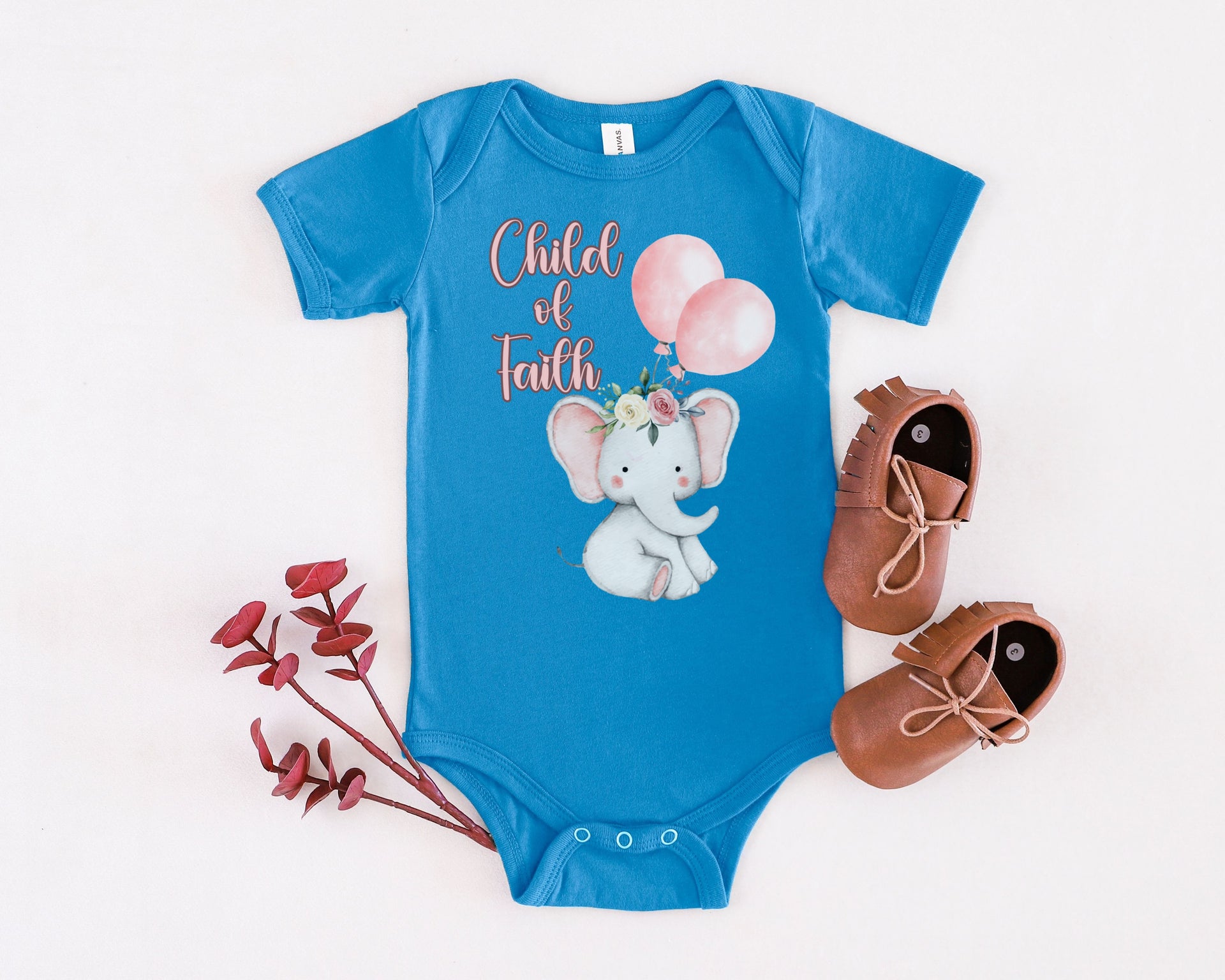 Child of Faith Infant Onesie, Cute Infant Onesie, Newborn Gift, Baby Shower Outfit, - My Faith My Father