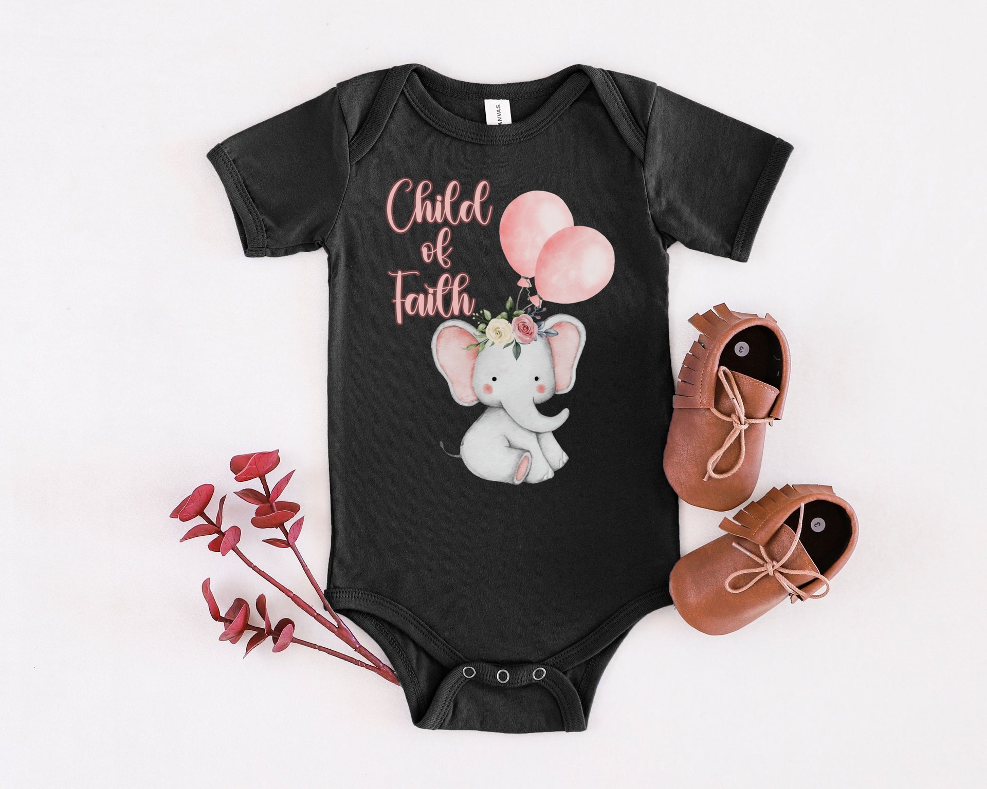 Child of Faith Infant Onesie, Cute Infant Onesie, Newborn Gift, Baby Shower Outfit, - My Faith My Father