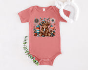 July 4th Cow Festive Onesie - My Faith My Father