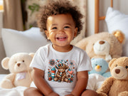 July 4th Cow Baby Short Sleeve T-Shirt - My Faith My Father