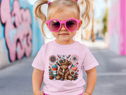 July 4th Cow Baby Short Sleeve T-Shirt - My Faith My Father