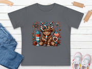 July 4th Cow Baby Short Sleeve T-Shirt - My Faith My Father