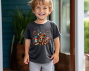 July 4th Cow Toddler T-Shirt - My Faith My Father