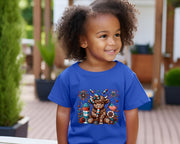 July 4th Cow Toddler T-Shirt - My Faith My Father