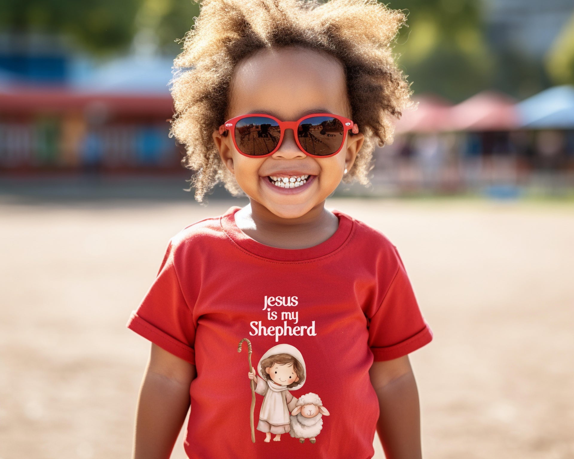 Jesus is My Shepherd Toddler Unisex T-Shirt - My Faith My Father