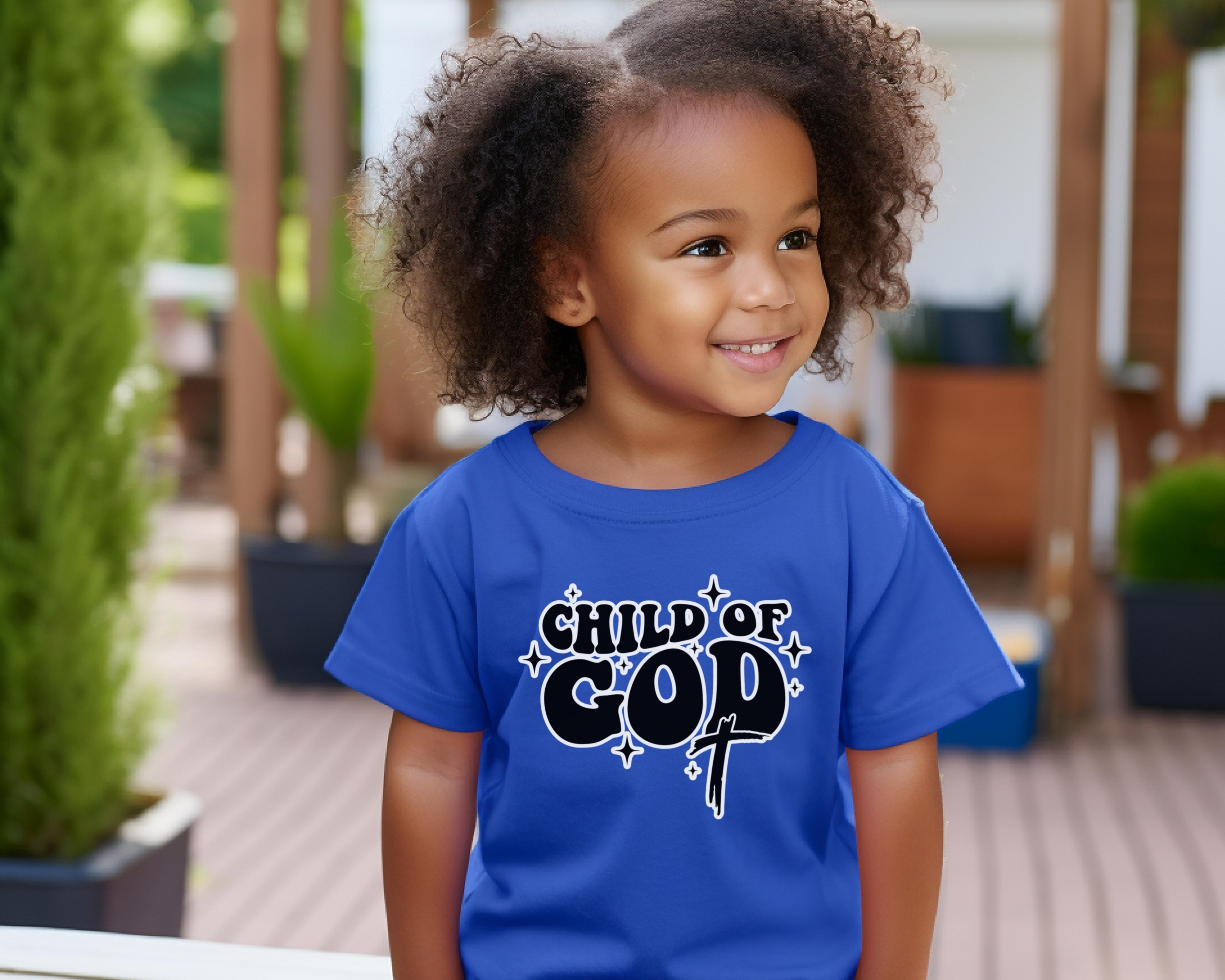 Child of God Toddler T-Shirt, Faith Inspired Kids Shirt, Christian Toddler Top, Cute Jesus Tee, Children's Gospel Apparel