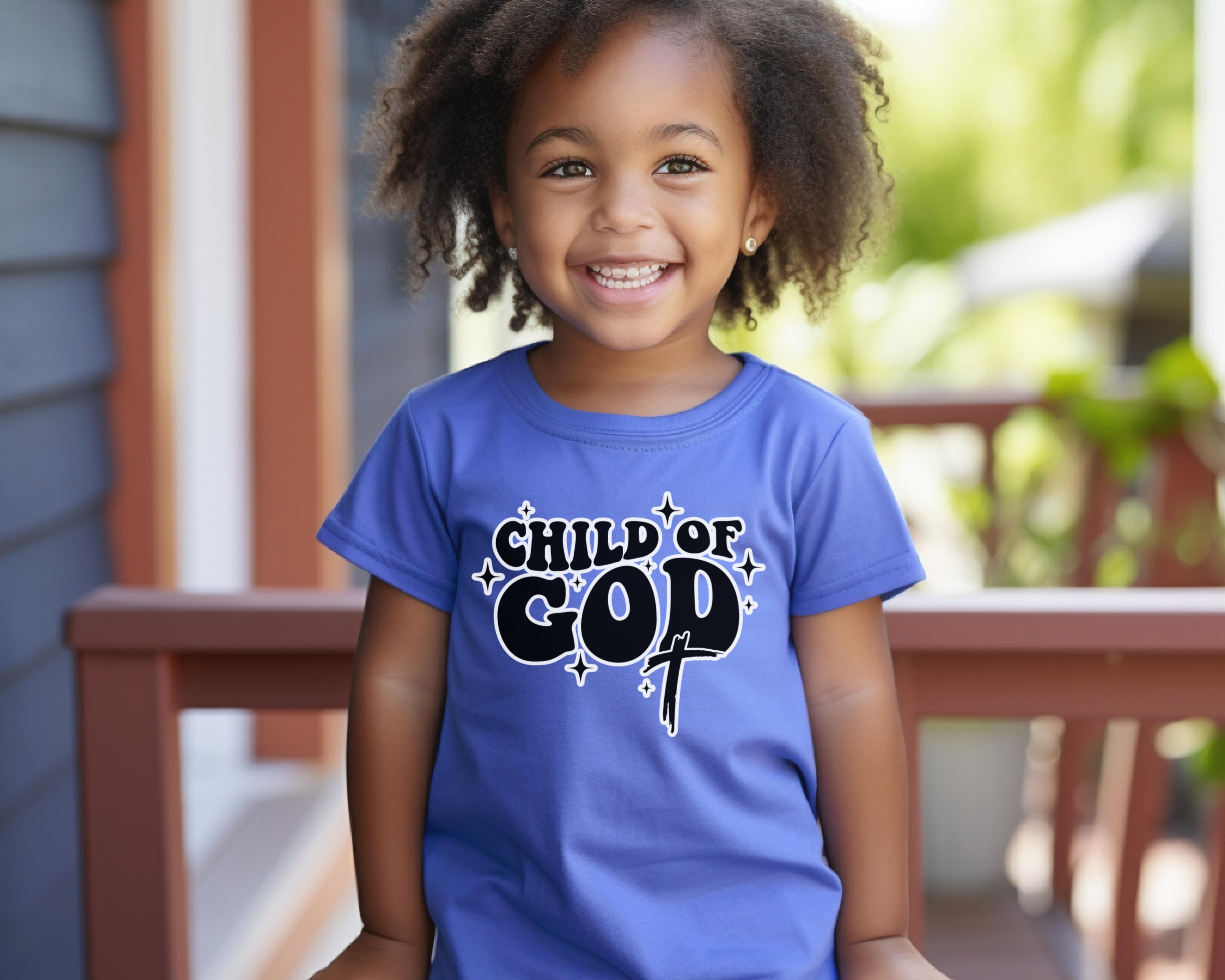 Child of God Toddler T-Shirt, Faith Inspired Kids Shirt, Christian Toddler Top, Cute Jesus Tee, Children's Gospel Apparel