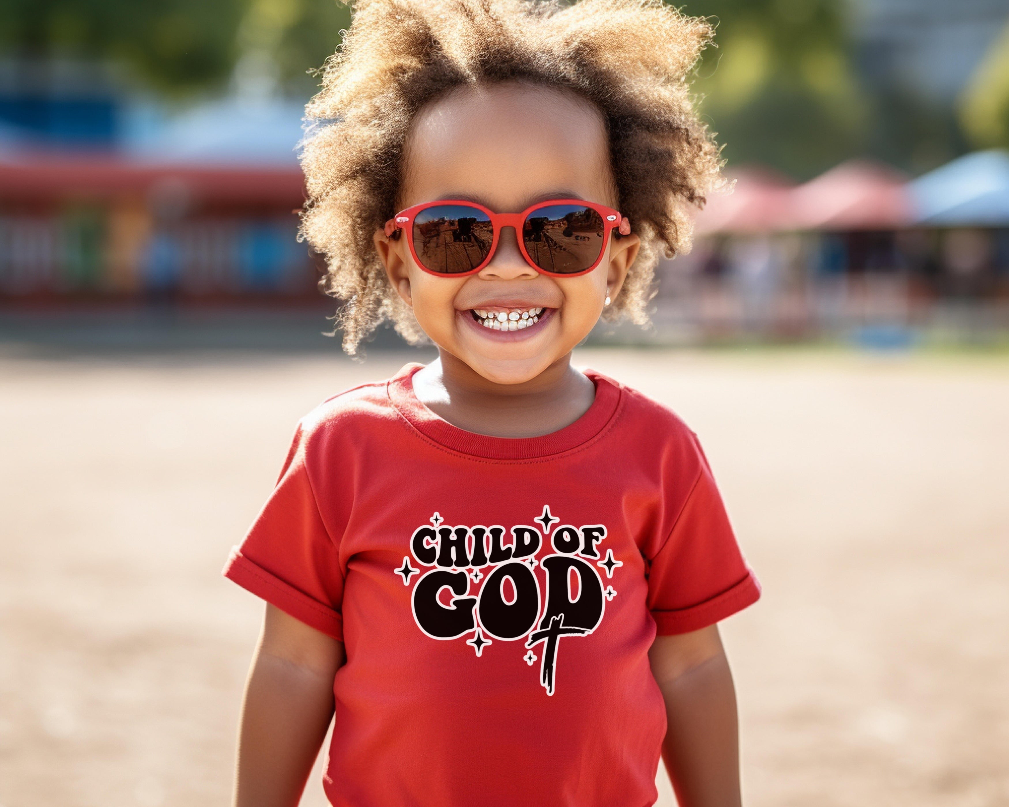 Child of God Toddler T-Shirt, Faith Inspired Kids Shirt, Christian Toddler Top, Cute Jesus Tee, Children's Gospel Apparel