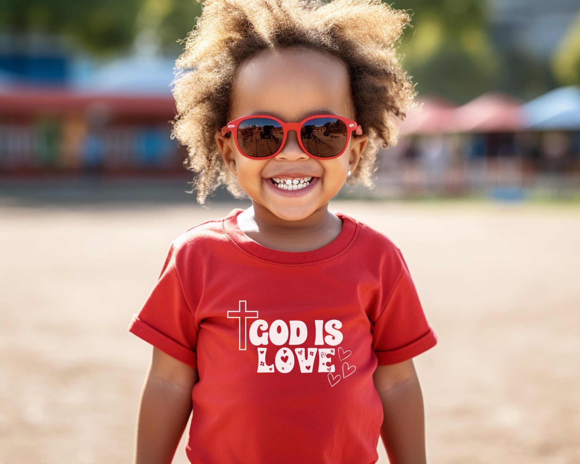 God is Love Toddler T-Shirt - My Faith My Father