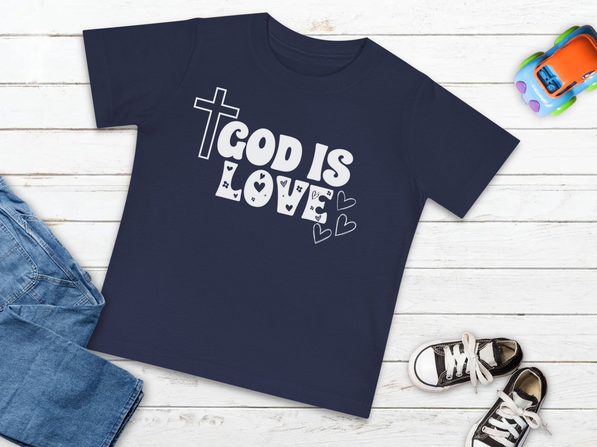 God Is Love Baby T-Shirt - My Faith My Father