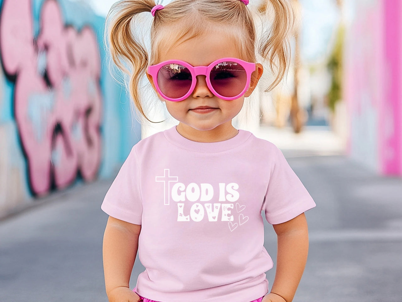 God Is Love Baby T-Shirt - My Faith My Father