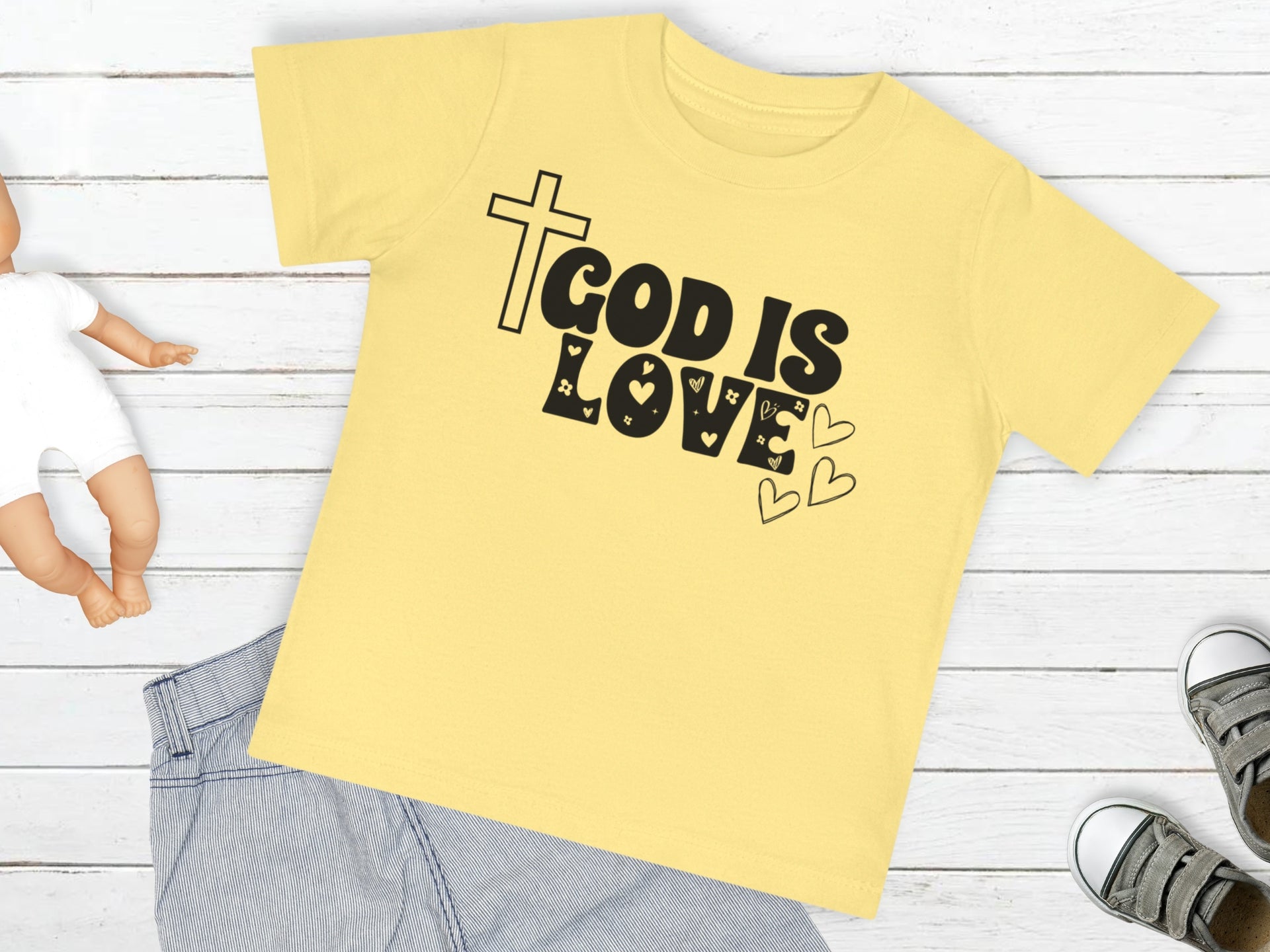 God Is Love Baby T-Shirt - My Faith My Father