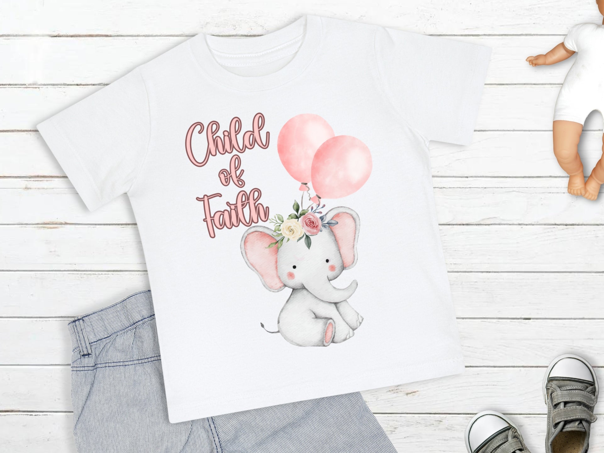 Child of Faith Tee, Baby Shower Gift, Toddler Outfit, Birthday Gift - My Faith My Father