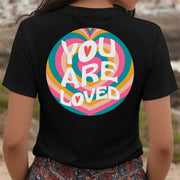 You Are Loved Retro Unisex V-Neck Tee - My Faith My Father
