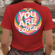 You Are Loved Retro Unisex V-Neck Tee - My Faith My Father