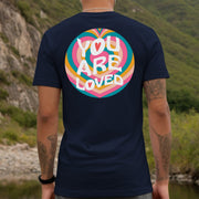 You Are Loved Retro Unisex V-Neck Tee - My Faith My Father