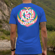 You Are Loved Retro Unisex V-Neck Tee - My Faith My Father