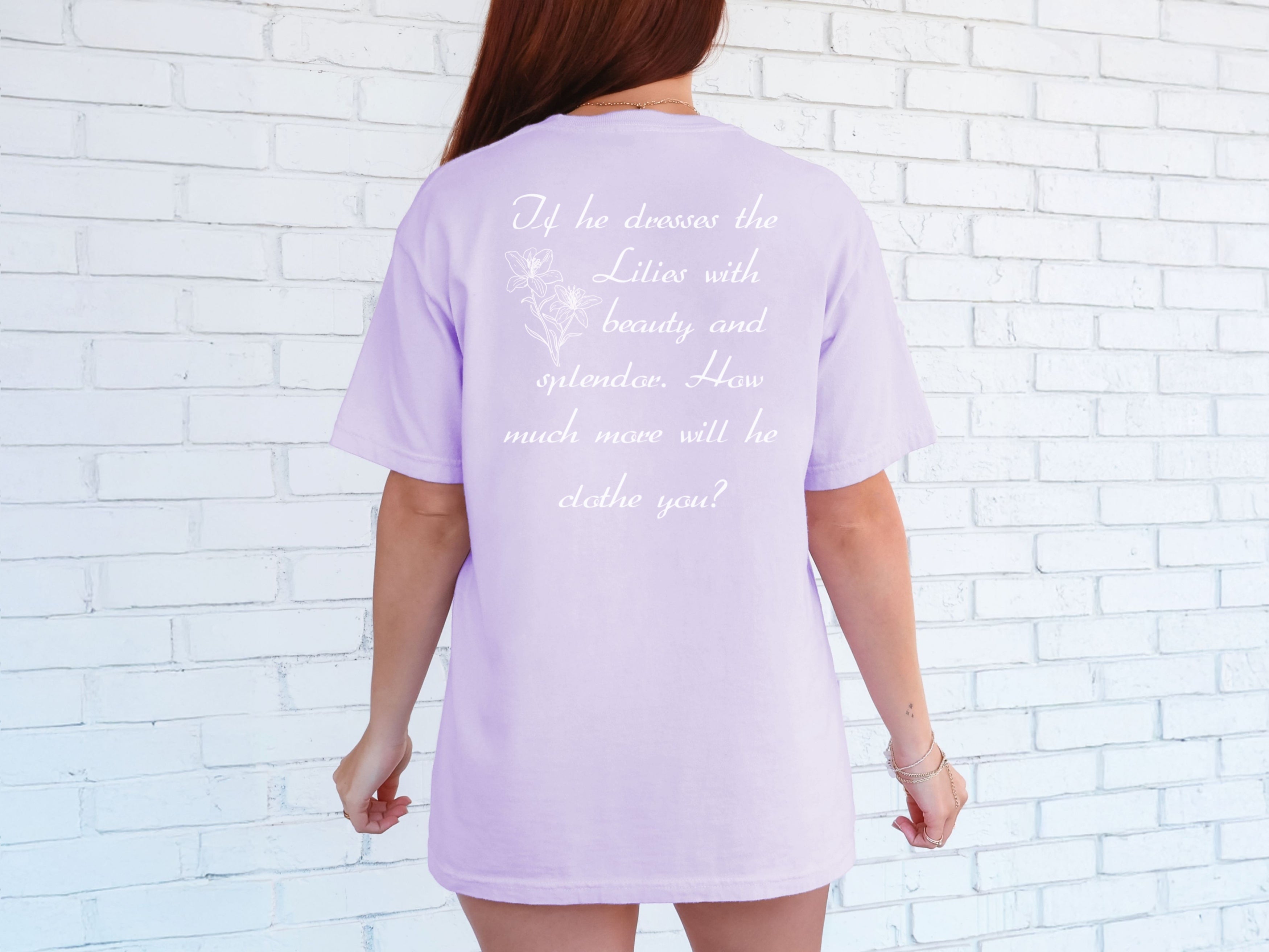 Lilies - Faith  Unisex Relaxed Fit T-Shirt